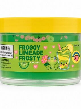 Peachybbies Froggy Limeade Frosty Icee Slime Key Lime Sherbet Scent NIP